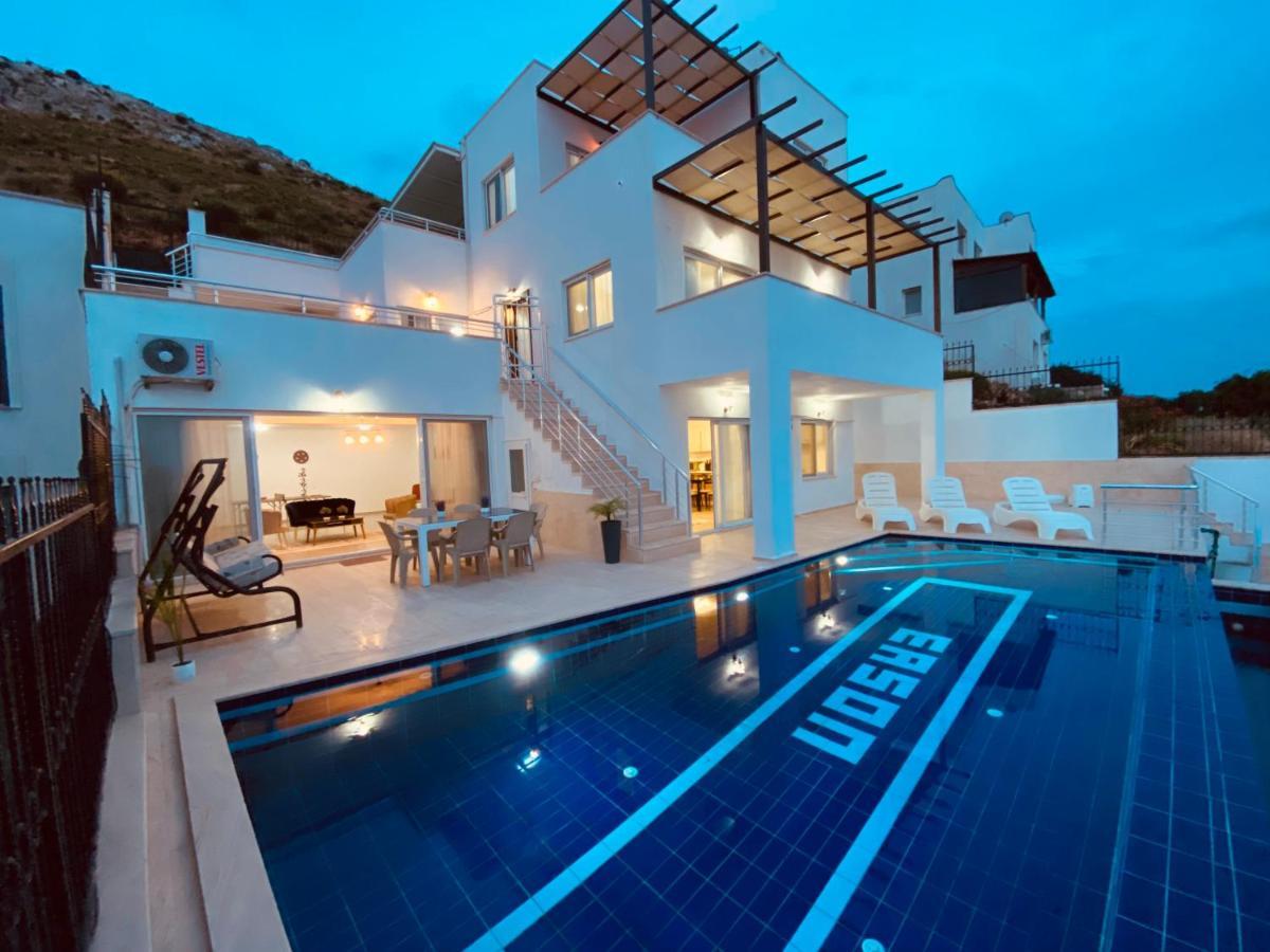 Bodrum Eason Villa & House 350M2 Full Sea View With Private Infinity Pool ภายนอก รูปภาพ