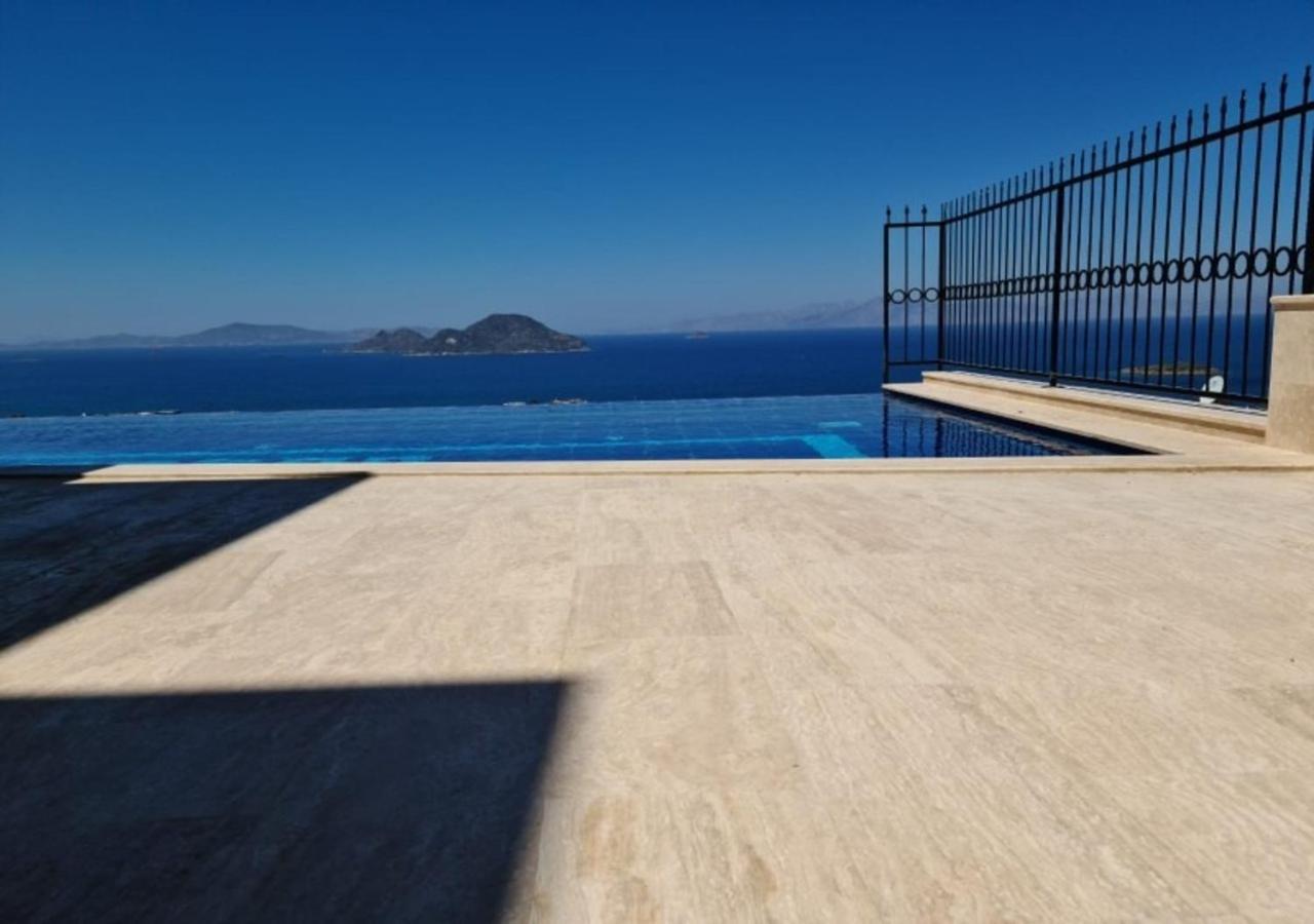 Bodrum Eason Villa & House 350M2 Full Sea View With Private Infinity Pool ภายนอก รูปภาพ