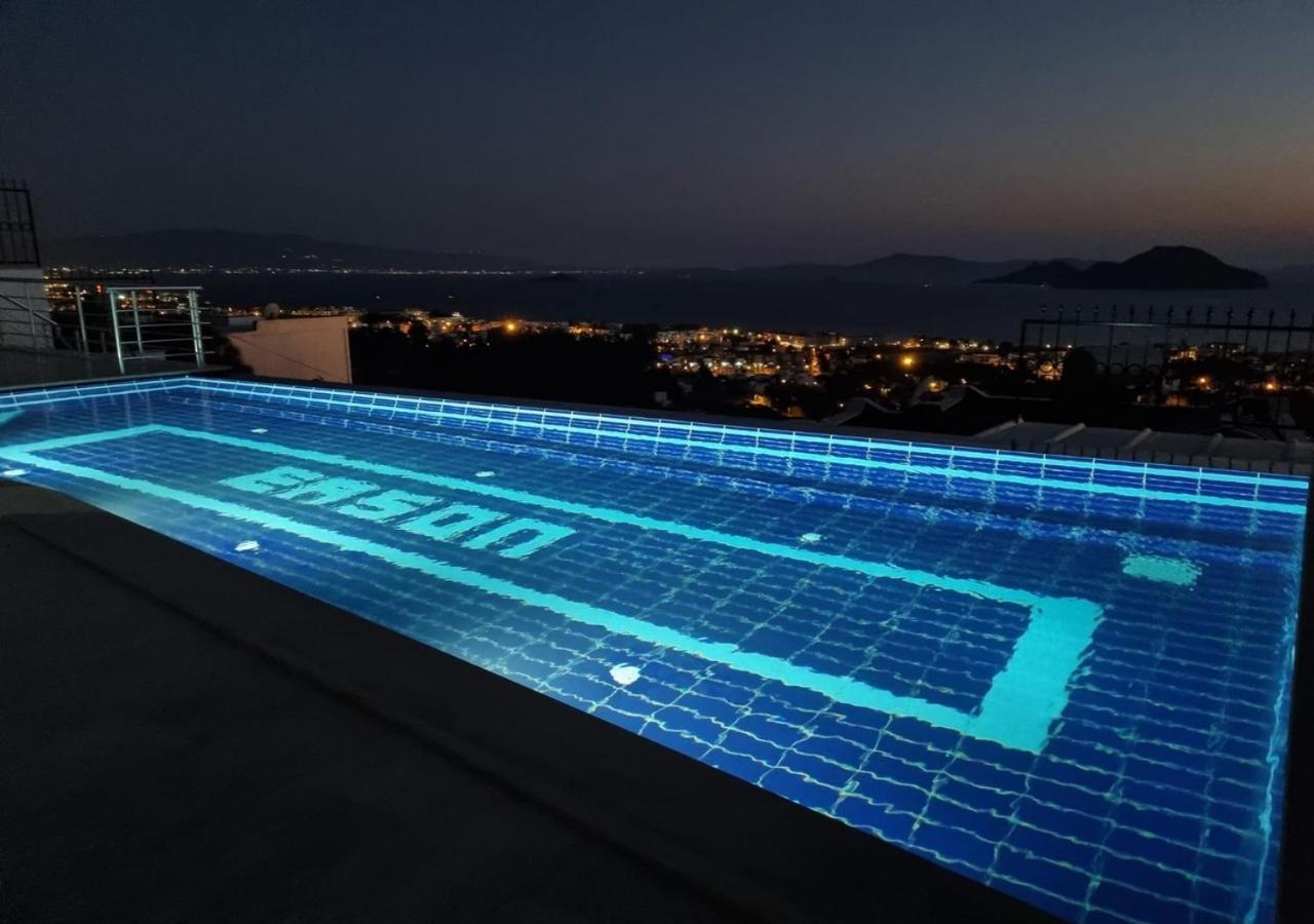 Bodrum Eason Villa & House 350M2 Full Sea View With Private Infinity Pool ภายนอก รูปภาพ