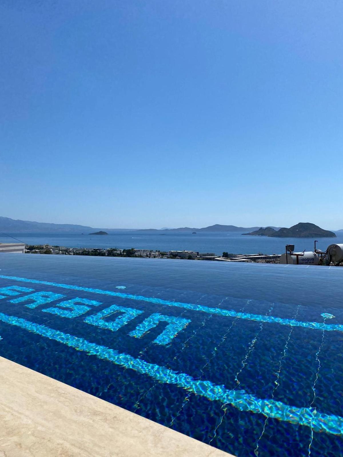 Bodrum Eason Villa & House 350M2 Full Sea View With Private Infinity Pool ภายนอก รูปภาพ