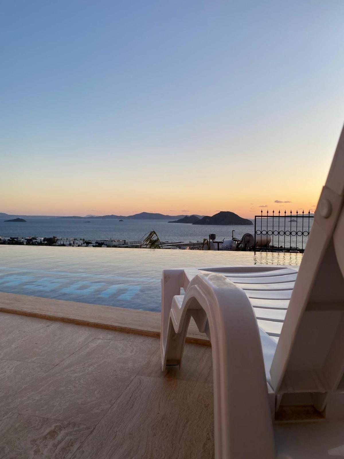 Bodrum Eason Villa & House 350M2 Full Sea View With Private Infinity Pool ภายนอก รูปภาพ